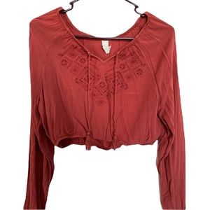 Long Sleeve Crop Top from Tokyo Darling